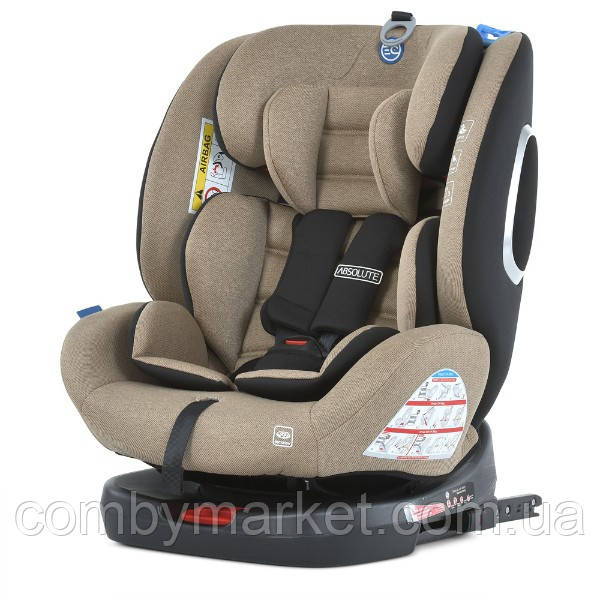 Автокрісло El Camino (0-36кг) ME 1079 Absolute 360 Isofix (royal beige)