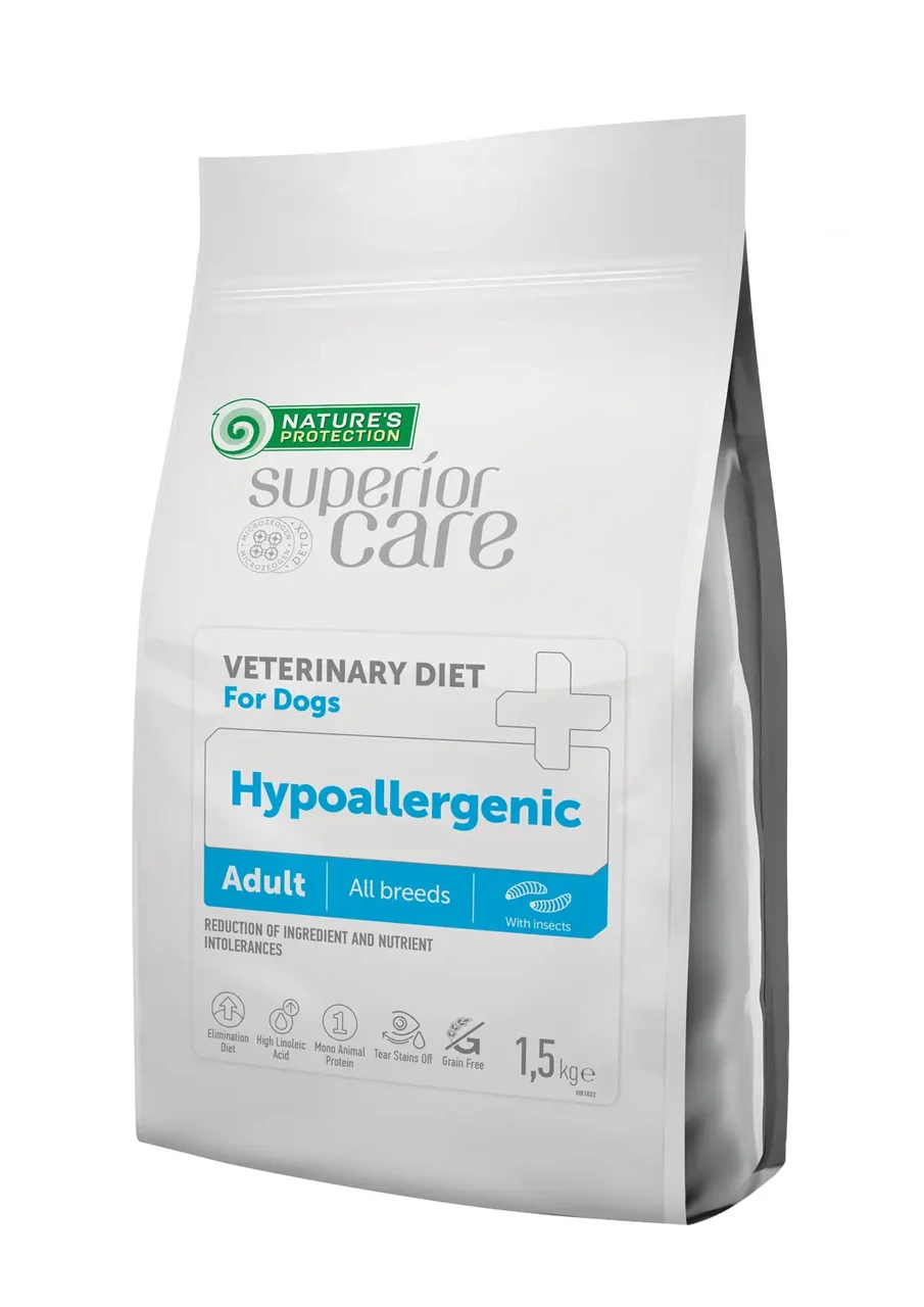 Дієтичний сухий корм для собак гіпоалергений NP Superior Care Veterinary Diet Hypoallergenic 1.5 кг, фото 1