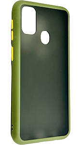 TPU чохол накладка Matte Color Case для Samsung Galaxy M30s світло-зелений