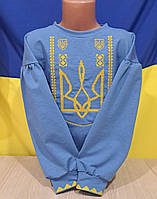 Світшот підлітковий ВИШИВАНКА на дівчинку 122-146 см "VYSHYVANKA" купити гуртом в Одесі на 7км