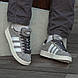 Чоловічі Кросівки Adidas Campus Grey White 40-41-44, фото 2