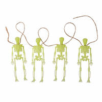 Гирлянда Yes! Fun Хэллоуин Скелет 4 шт 1.4м светящиеся в темноте