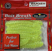 Приманка Bait Breath BUGSY 3.5" Rock Soul (10шт) Ur27 Chartreuse/Silver