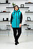 Гарна жіноча куртка демісезонна жилетка великі розміри 56-66, фото 4