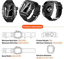 Сумісність HUALIMEI для Apple Watch Series 9, 8, 7, 45 мм, 6 SE, 5, 4, 44 мм, Amazon, Німеччина, фото 5