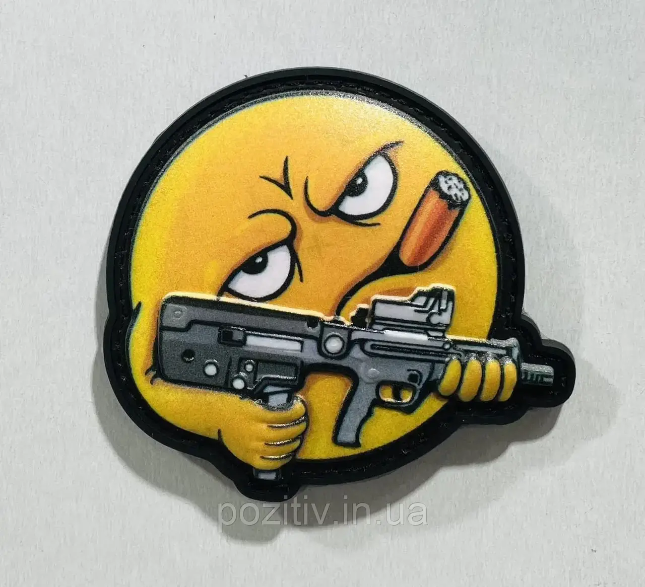Шеврон колобок з сигарою
