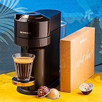 Капсульная кофемашина Vertuo Next Premium Rich Brown Nespresso, коричневая