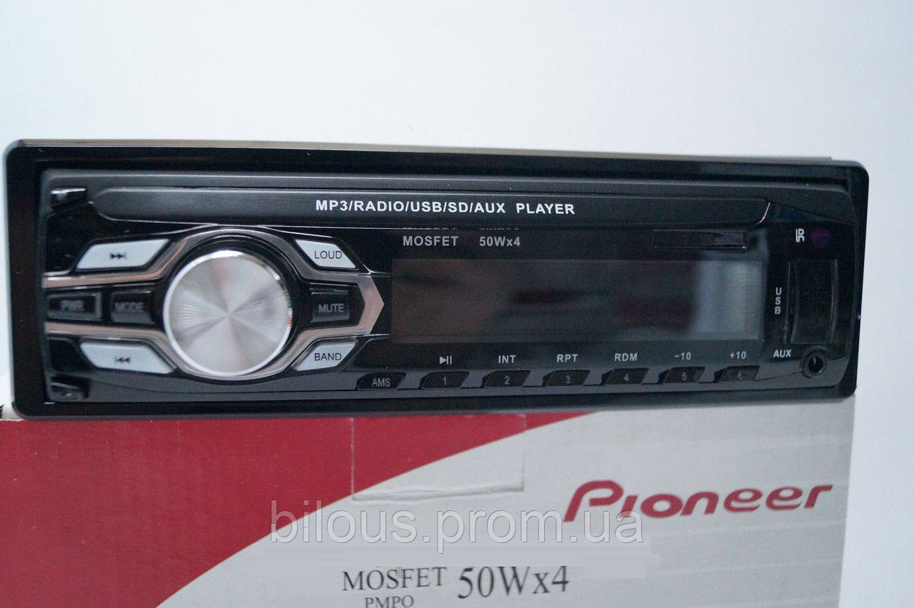 Автомагнитола Pioneer 504 USB SD, аудиотехника, магнитола для авто, аудиотехника и аксессуары, электроника - фото 3 - id-p347898445