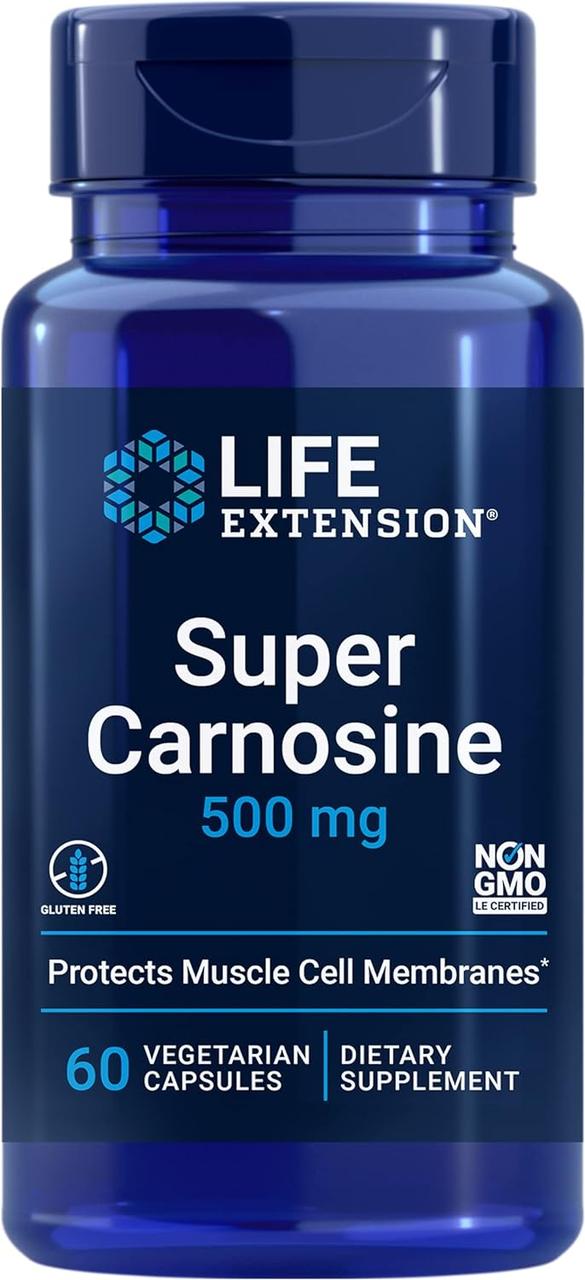 Life Extension Super Carnosine / Супер Карнозин антиоксидант 500 мг 60 капсул