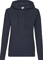 Худи женское, утеплённое с капюшоном Fruit of the Loom Hooded Sweat Ladies