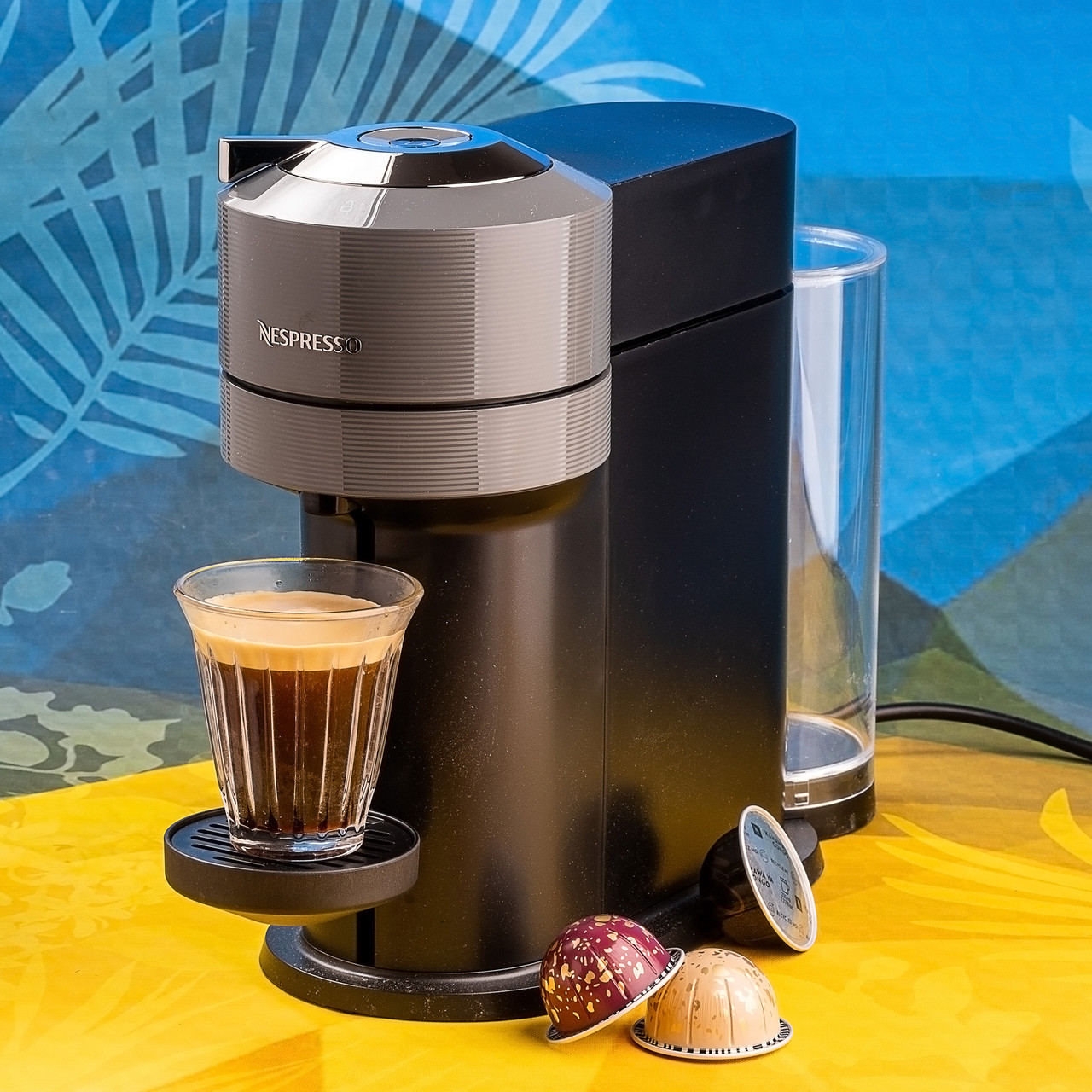 Капсульна кавомашина Nespresso ENV120.GY Vertuo Next Capsule, сіра