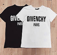 Мужская футболка Givenchy Paris белая черная