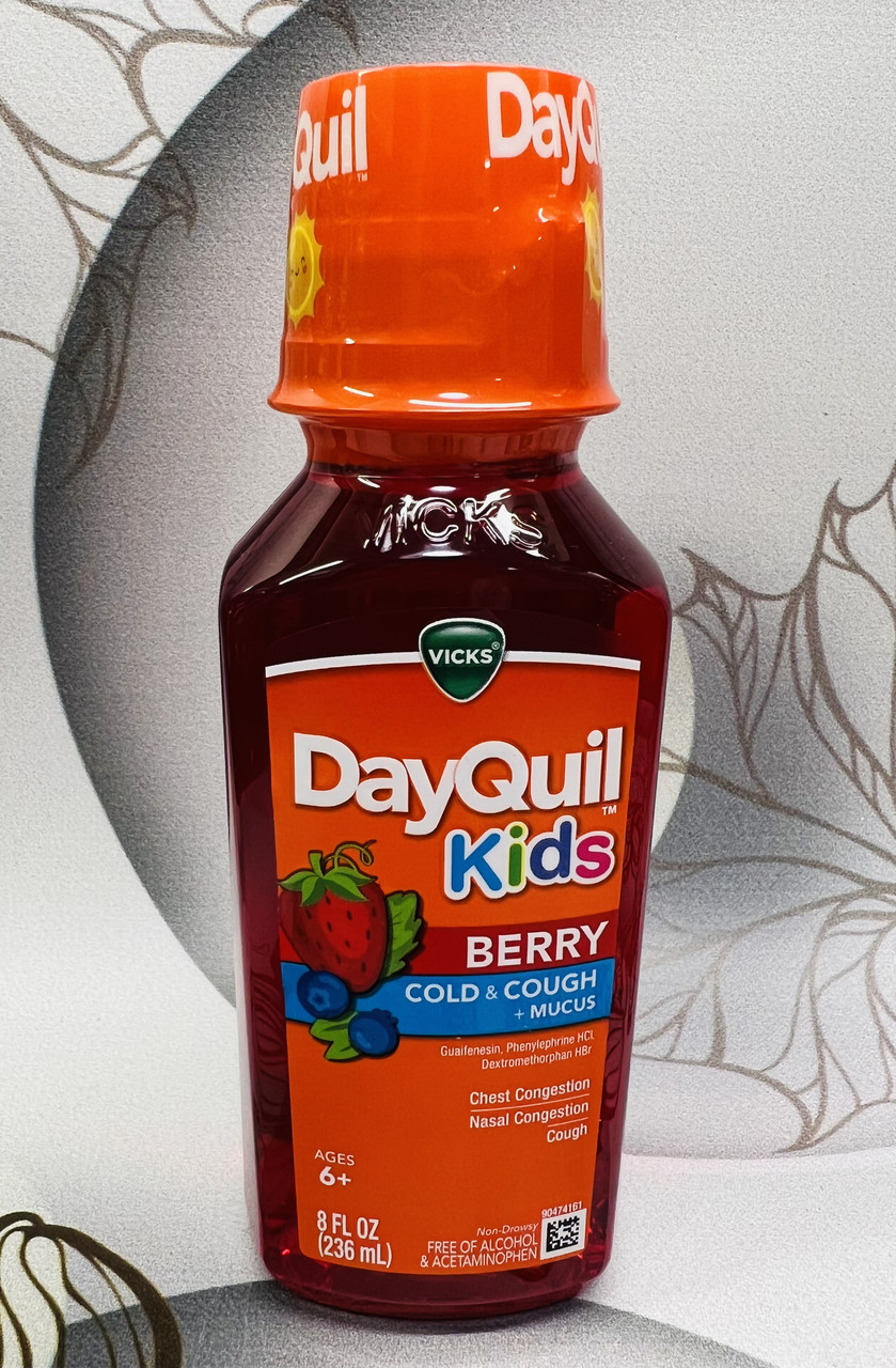 Дитячий денний сироп від застуди та грипу VICKS Children's DayQuil Cold Cough