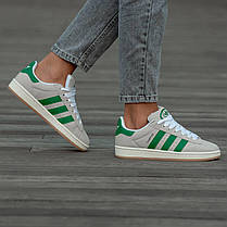 Кросівки Adidas Campus 00s Grey Green / Адідас Кампус 00 Сірі із Зеленим, фото 3