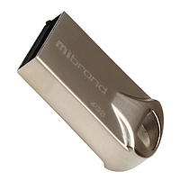 Флешка 4Гб USB 2.0 серебряный Hawk Mibrand