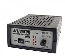 Зарядний пристрій18А -12V- діодний - регул.сили струму  зах. від кор. зам."Alligator" AC805 (8шт/ящ)