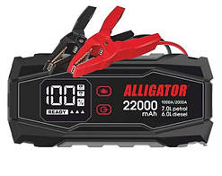 Зарядно-Пусковий Пристрій 1000А старт - 22000 mAh - 12В- "Alligator" Jump Starter JS845