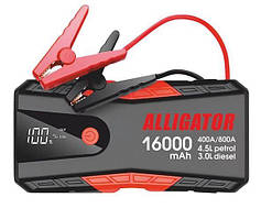 Зарядно-Пусковий Пристрій 400А старт - 16000 mAh - 12В- "Alligator" Jump Starter JS840