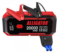 Зарядно- пусковое устройство 800А старт - 20000 mAh - 12В- "Alligator" Jump Starter JS843