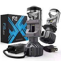 Лампа LED  Міні Лінзи D40мм H4 70W/16000LM/6000K 7035+7535 Module 9-30V Canbus F40 12 місяців гарант
