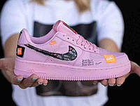 Женские кроссовки Nike Air Force 1 Low Just Do It Pink