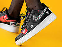 Женские кроссовки Nike Air Force 1 Low Just Do It Black