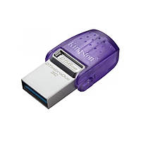 Флеш пам'ять Kingston DataTraveler microDuo 3C 256 GB Violet USB 3.2/USB Type-C (DTDUO3CG3/256GB)