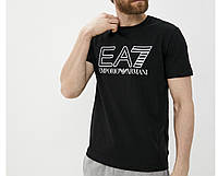 Мужская футболка Armani Emporio EA7 черная
