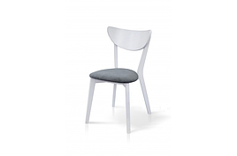 Стілець обідній кухонний з натурального дерева Колібрі Фокс Білий Мікс Меблі