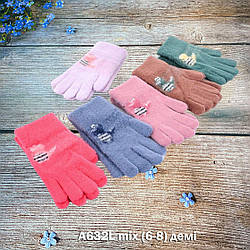 Дитячі рукавички (Одинарні) Розміри: 6-8 років (24118)