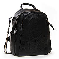 Жіночий шкіряний рюкзак 8907-9 black. Купити жіночі рюкзаки гуртом і в роздріб із натуральної шкіри в Україні