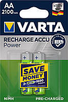 Аккумулятор VARTA RECHARGEABLE ACCU AA 2100mAh BLI 2 NI-MH (READY 2 USE) (56706101402)