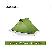 Намет надлегкий 2х місний 3F Ul Gear Lanshan 2 15D nylon 4 сезона. Вага: 1155г