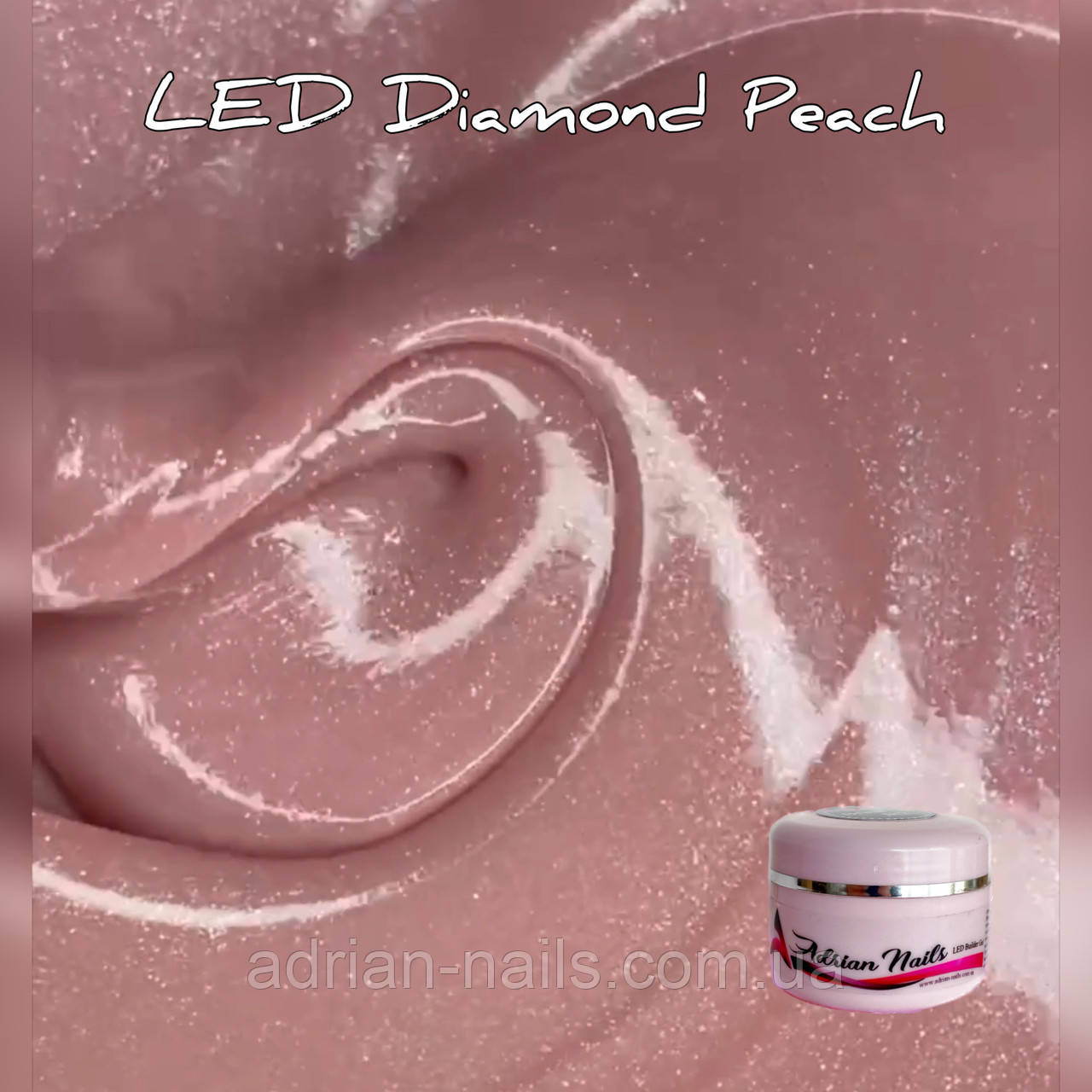 LED DIAMOND PEACH -50g