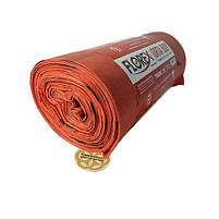 Пакети для утилізації та збору медичних відходів 40 л, 76 мкм, рулон 25 шт, червоний Sanpreis, фото 6