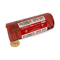 Пакети для утилізації та збору медичних відходів 40 л, 76 мкм, рулон 25 шт, червоний Sanpreis, фото 2