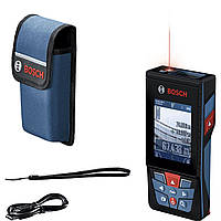 Дальномер лазерный Bosch Professional GLM 150-27 C, ±1.5 мм, 0.08 150м, 0-360°, Bluetooth, чехол, 0.21кг