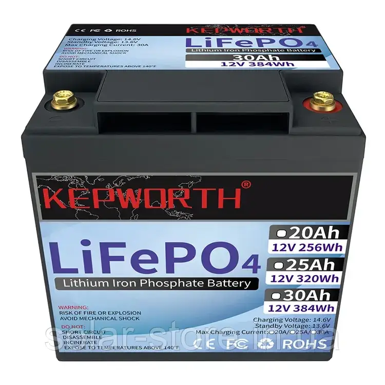 Акумулятор Kepworth LiFePo4 12V 30Ah