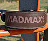 Пояс для важкої атлетики MadMax MFB-246 Full leather шкіряний Chocolate brown L, фото 4