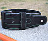 Пояс для важкої атлетики MadMax MFB-301 Suede Single Prong шкіряний Black/Green L, фото 5