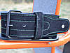 Пояс для важкої атлетики MadMax MFB-301 Suede Single Prong шкіряний Black/Green L, фото 7
