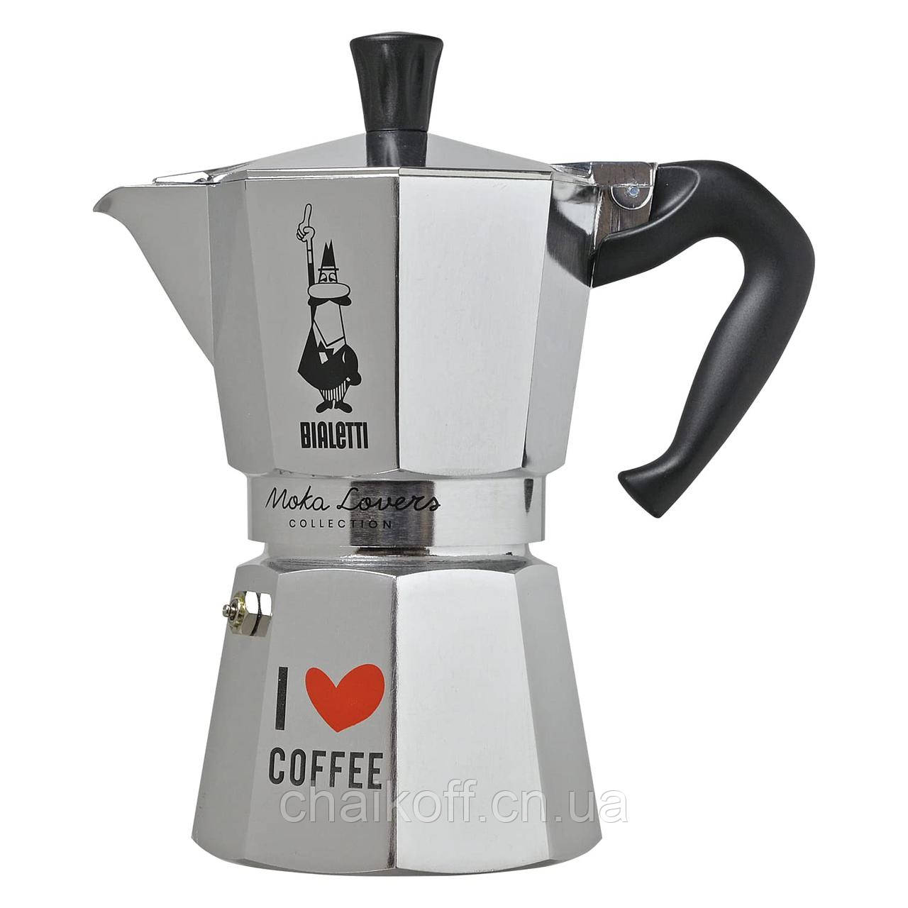 Гейзерна кавоварка Bialetti Moka Espresso Lovers Collection на 6 чашок (оригінал)