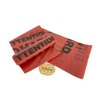 Утилізаційний пакет для медичних відходів 60 л, 75 мкм, рулон 10 шт, червоний Sanpreis