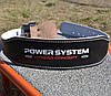 Пояс для важкої атлетики Power System PS-3100 Power шкіряний Black M, фото 8