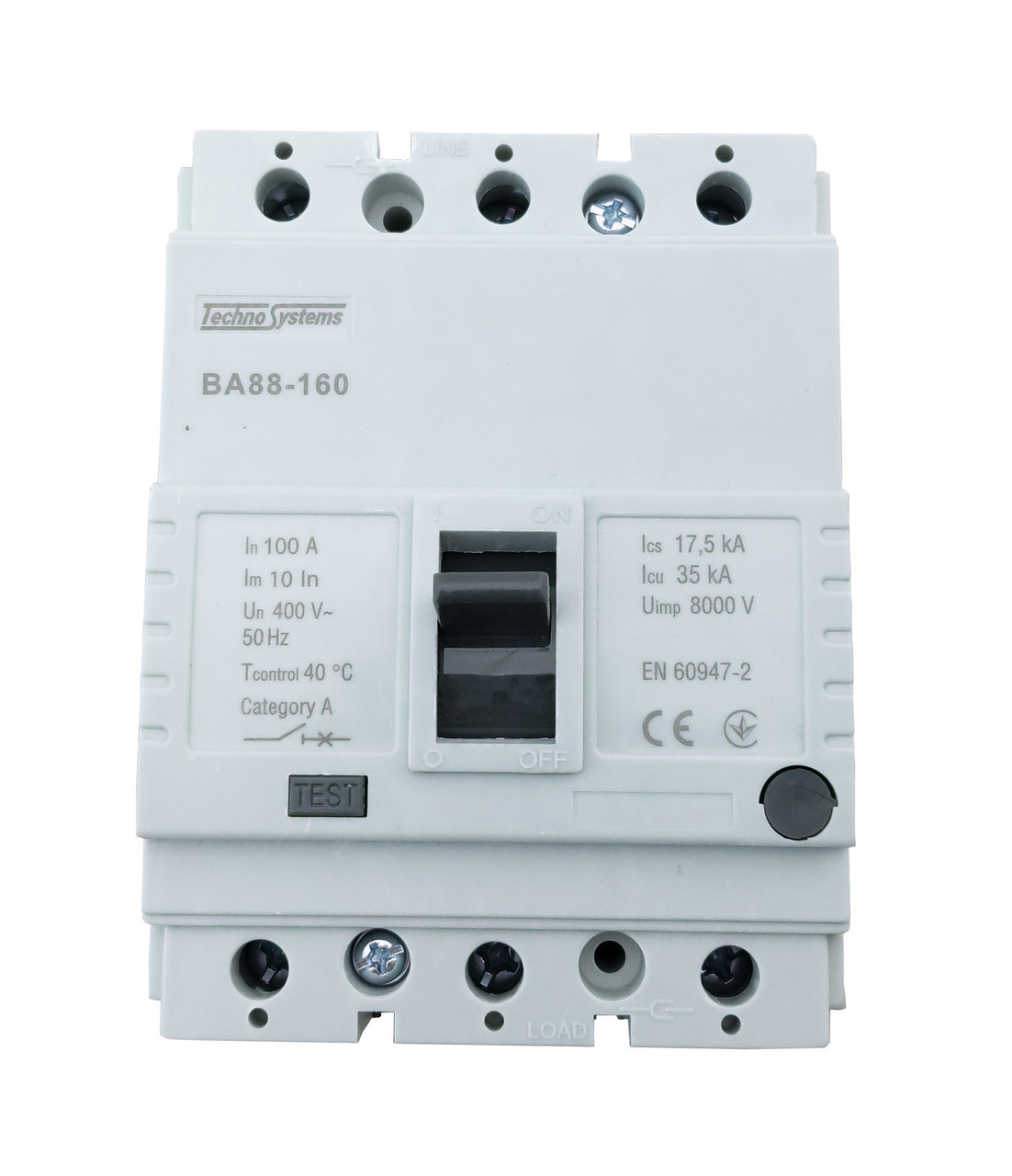 Автоматичний вимикач ВА88-160 3Р 100А 35кА Ny95505234