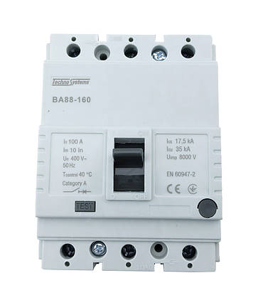 Автоматичний вимикач ВА88-160 3Р 100А 35кА Ny95505234, фото 1