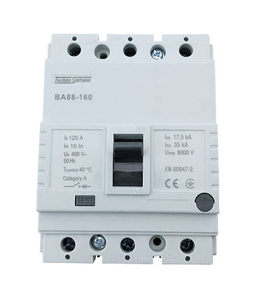 Автоматичний вимикач ВА88-160 3Р 125А 35кА Ny95505235, фото 1