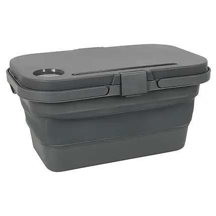 Складаний кошик Bo-Camp Foldable Box With table Top Grey, 17 л, фото 1