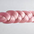 Канекалоновая коса рівна однотоная - світло-рожевий 60см в косі. Термостійкий. А16, фото 7