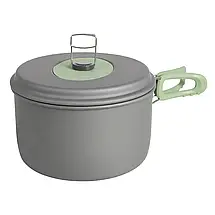 Набір туристичного посуду Bo-Camp Explorer XL 4 Pieces Hard Anodized (Grey/Green), фото 2